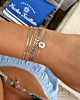 zilveren armbanden combinatie op vakantie