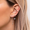 Oorringetjes sparkle flower in earparty