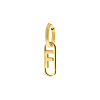 Gouden letter oorbel