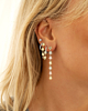 Flower earrings yellow