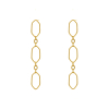 Statement ketting oorbellen goudkleurig
