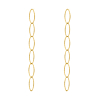 Ketting oorbellen long chain