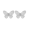 Vlinder stud oorbellen