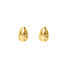Mini teardrop hoops goudkleurig