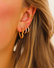 Gouden earparty hartje