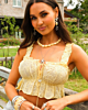 Zilveren zomer look