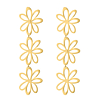 Bloom oorbellen goud