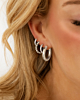 oorringetjes mix in zilver