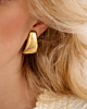 Gouden classic oorbellen