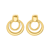 Ronde oorbellen goudkleurig