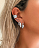 Earparty zilverkleurig