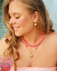 Schakelketting vintage hartje goudkleurig