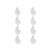 Druppeloorbellen zilver