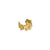 Bloemen ear cuff goudkleurig