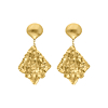 Statement oorbellen schelp goudkleurig