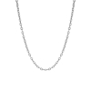 Chain ketting fijn zilver