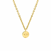 Graveerbare Ketting met Twee Initialen Goud