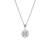 Ketting vier letters Zilver