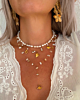 Parel necklaceparty goud