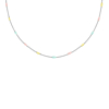 Ketting met bolletjes pastel