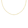 gouden ketting met gele bolletjes
