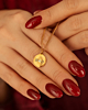Ketting 2 initials exclusive goudkleurig