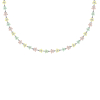 flower necklace pastel