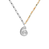 Gekleurde chain ketting met schelp