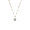 Kralen ketting vintage hartje