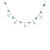 Ketting met zeesterren turquoise