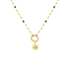 Kralenketting zon goudkleurig