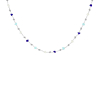 Bolletjes ketting met steentjes