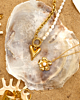 Gouden kettingen mix schelp