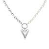 Chain & pearl ketting