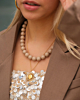 Kralen ketting beige musthave