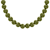 Ketting candy kralen olijfgroen