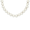 Ketting candy kralen wit goudkleurig