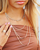Zilveren chain ketting necklaceparty