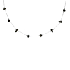 Ketting zwarte steentjes