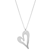 Lange ketting met hart
