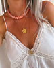 Gouden necklaceparty oranje