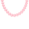 Hartjes ketting roze