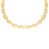 Kralen ketting butter yellow