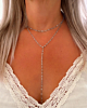 Zilveren y ketting