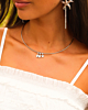 Zilveren ketting met choker