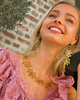 Gouden bloem ketting