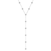 Y ketting met ronde steentjes
