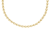 Trendy chain ketting goudkleurig