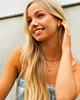 Ketting met ster in necklace party goud