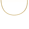 Ketting gedraaide chain goudkleurig